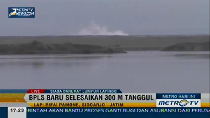 BPLS Baru Selesaikan 300 Meter Tanggul 