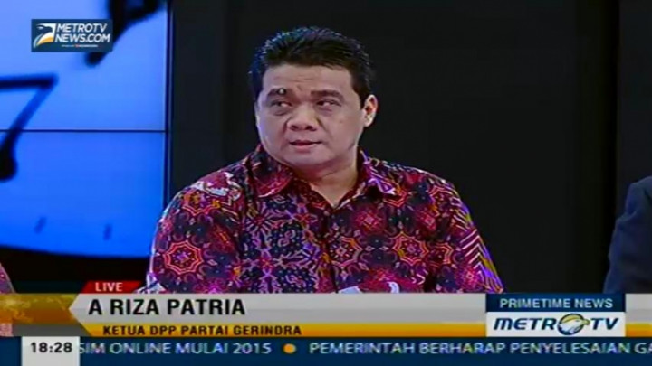Terkait Perppu Pilkada, Riza Patria: Gerindra Ingin Pilkada Melalui DPRD
