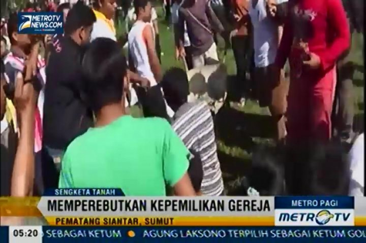 Ricuh Memperebutkan Kepemilikan Gereja di Pematang Siantar