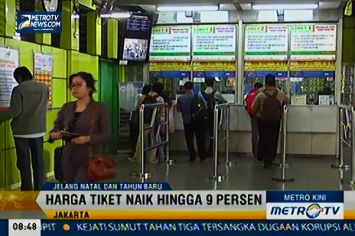 Jelang Natal dan Tahun Baru Harga Tiket KA Naik Bervariasi