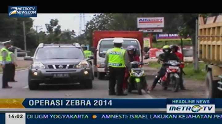 Puluhan Motor Hasil Kejahatan Terjaring Operasi Zebra