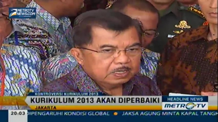 JK Tegaskan Kurikulum 2013 tidak Dicabut