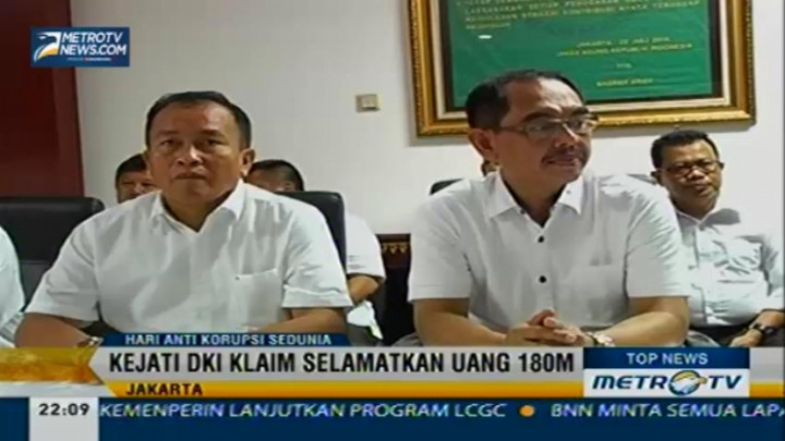 Kejati DKI Klaim Selamatkan Uang Negara Sebesar Rp180 Miliar