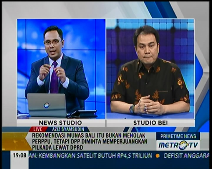 Aziz Syamsudin: Rekomendasi Munas Bali Bukan Menolak Perppu