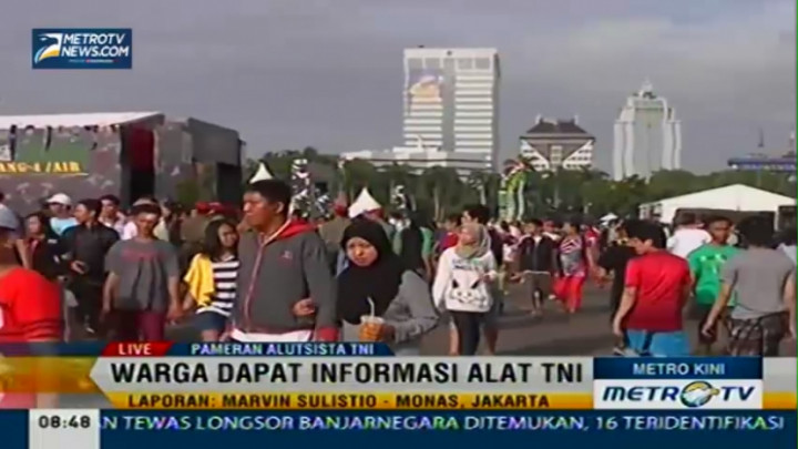 Antusiasme Warga Kunjungi Pameran Alutsista di Monas 