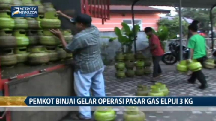 Antisipasi Kelangkaan Gas Elpiji 3 Kg, Pemkot Binjai Gelar Operasi Pasar 