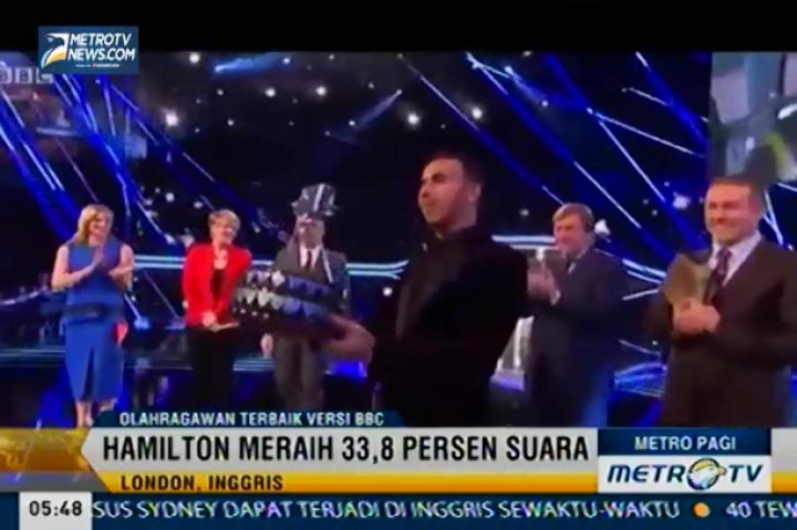 Lewis Hamilton Raih Penghargaan Sport Personality Of The Year Versi BBC