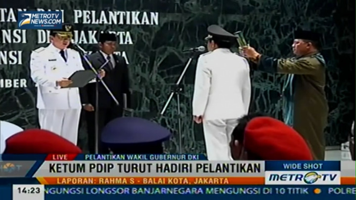 Djarot Resmi Dilantik Menjadi Wagub DKI Jakarta