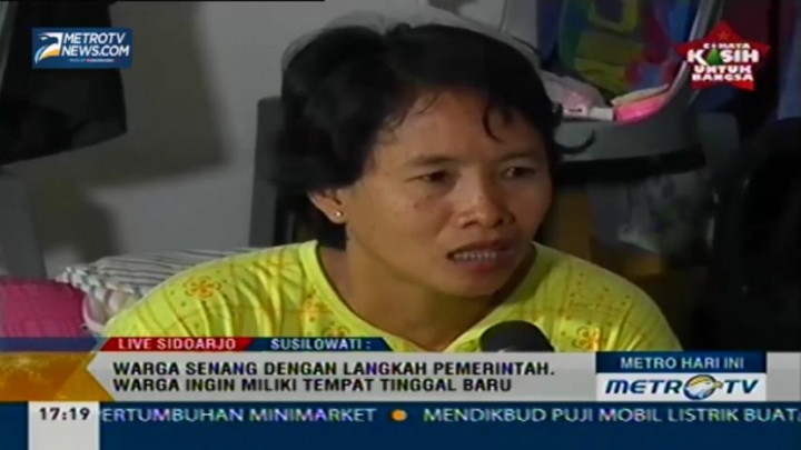 Warga Korban Lapindo Senang Pemerintah akan Berikan Dana Talangan 