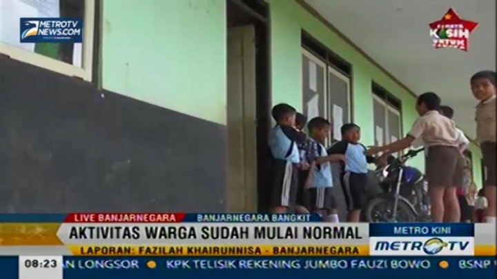 Pascalongsor Banjarnegara, Aktivitas Waga Kembali Normal