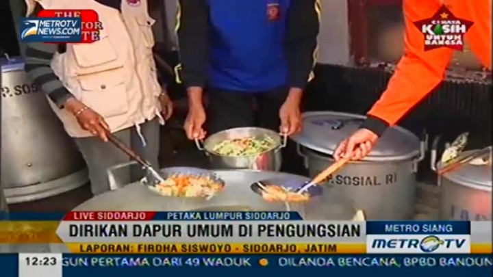 Kebutuhan Makanan Warga Korban Lapindo Telah Terjamin