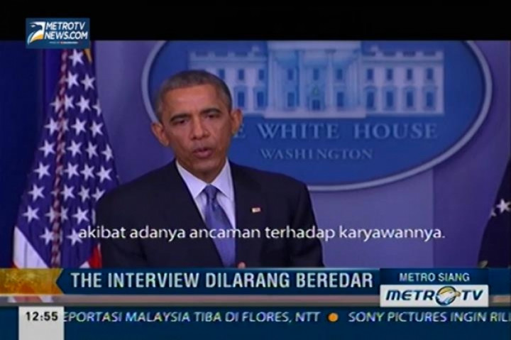 Barack Obama Tanggapi Pembatalan Penayangan Film The Interview
