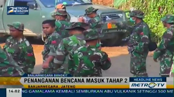 Penanganan Longsor Banjarnegara Memasuki Tahap 2