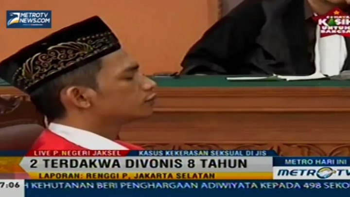 2 dari 5 Terdakwa Kasus JIS Divonis 8 Tahun Penjara