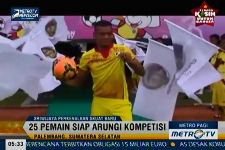 Sriwijaya FC Resmi Perkenalkan Skuat Baru