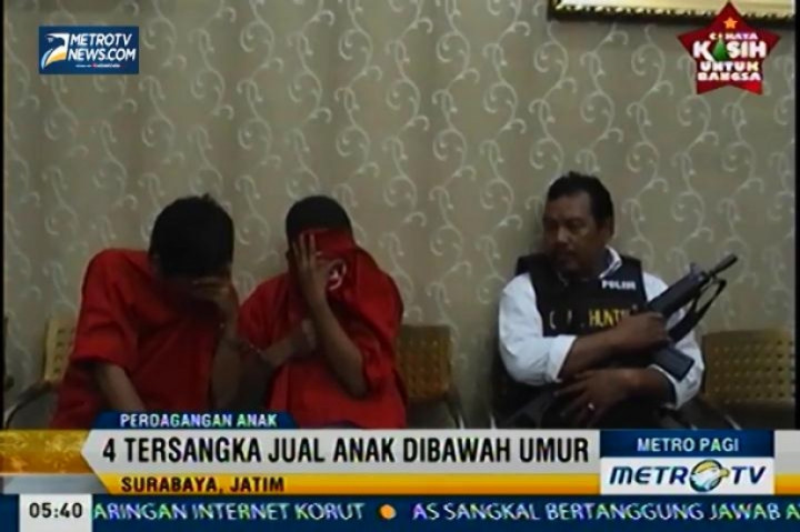 4 Orang Mucikari Ditangkap Polisi, Jual Anak Dibawah Umur