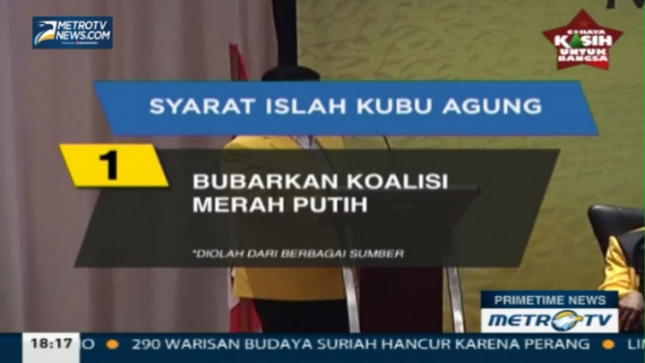 Empat Syarat Islah dari Kubu Agung Laksono Harga Mati