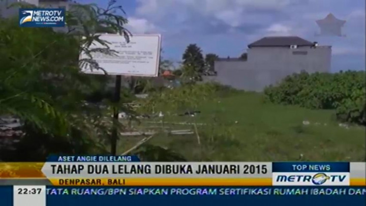 Aset Tanah Angie di Bali akan Dilelang Kembali Januari 2015
