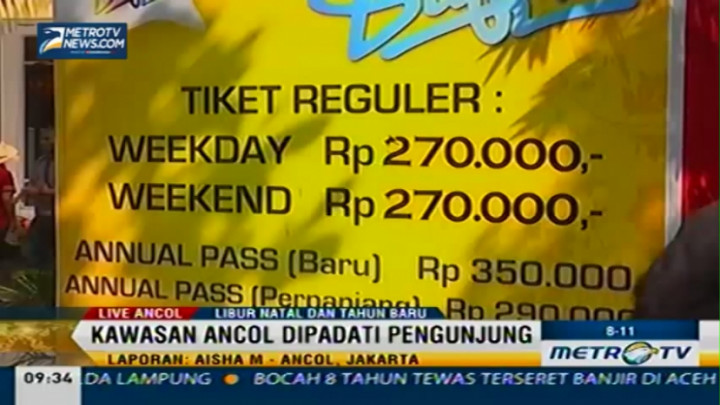  Liburan Natal, Ancol dan Ragunan Dipadati Pengunjung   