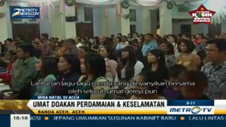Xinwen: Misa Natal di Aceh