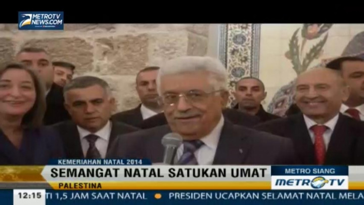 Ucapkan Selamat Natal, Mahmoud Abbas Harapkan Persatuan di Palestina