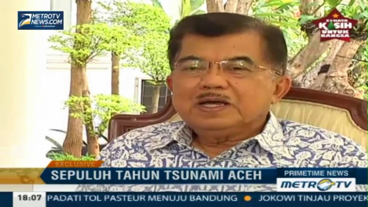 Eksklusif, Jusuf Kalla Menjawab Soal Tsunami Aceh (1)