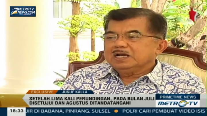 Eksklusif, Jusuf Kalla Menjawab Soal Tsunami dan Referendum Aceh 