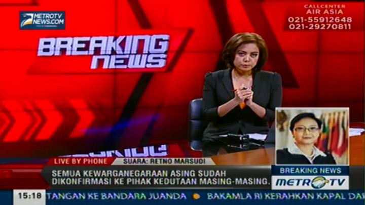 Menlu: Australia Siap Bantu Cari Pesawat AirAsia QZ8501