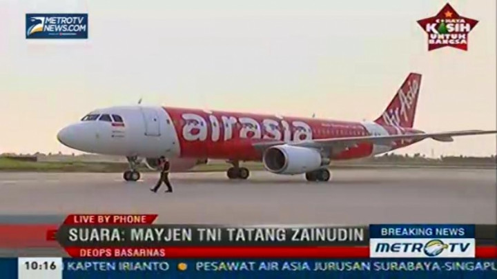Pesawat AirAsia Surabaya-Singapura Hilang Kontak (1)