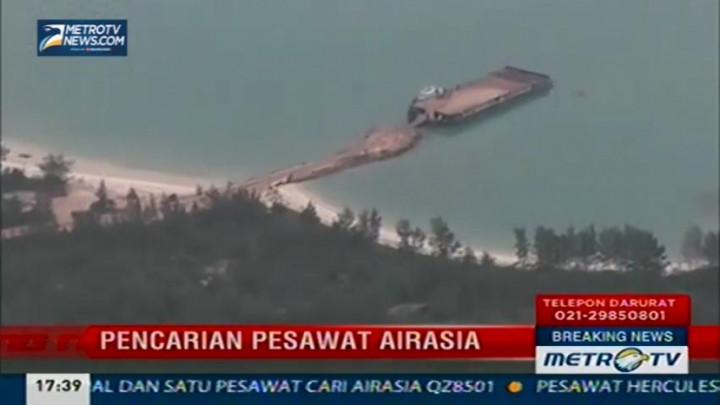 Gambar Udara Pencarian Pesawat AirAsia QZ8501