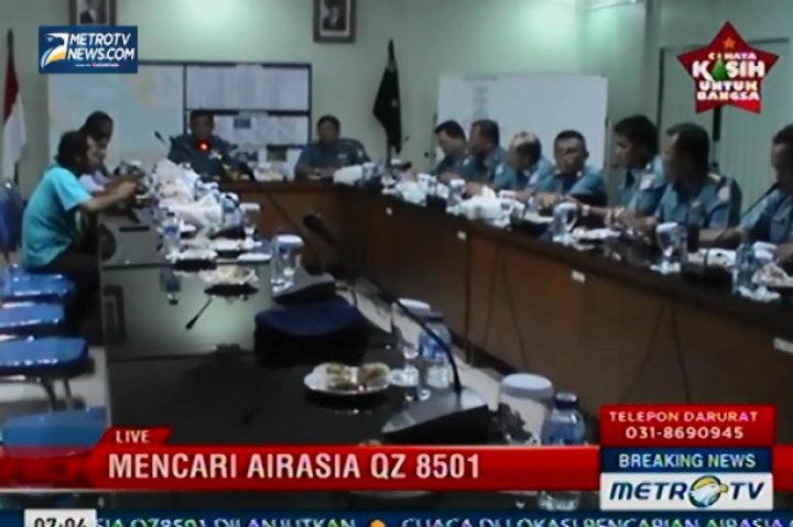 TNI AL Kerahkan 10 Kapal dan 6 Pesawat dalam Pencarian AirAsia