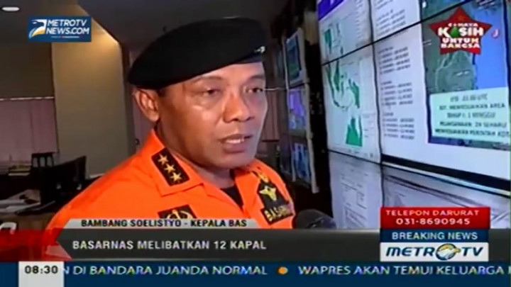 Kepala Basarnas: Pencarian AirAsia Dibagi dalam 7 Sektor   