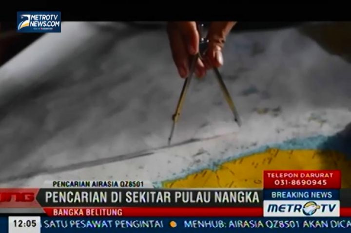 Basarnas Babel Fokus Pencarian ke Pulau Nangka