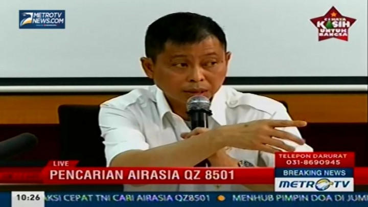 Konpers Pencarian Pesawat AirAsia QZ8501 di Bandara Soetta