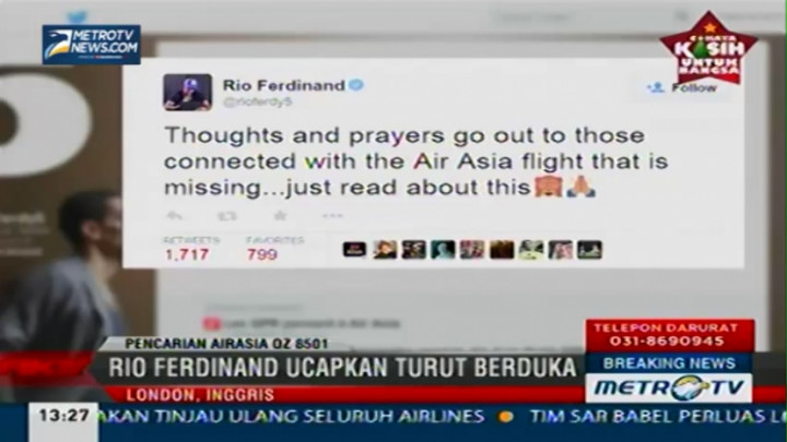 Queens Park Rangers Prihatin Atas Hilangnya AirAsia QZ8501 