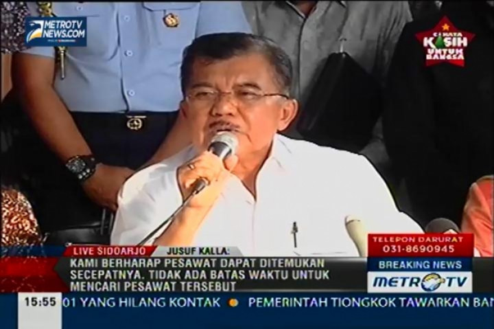 JK: Belum Ada Perkembangan dalam Pencarian QZ8501