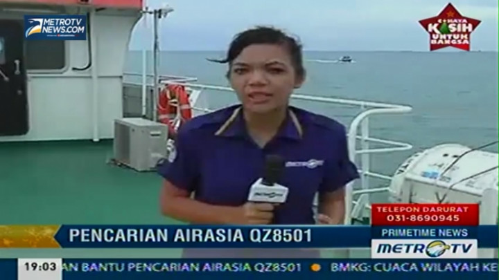 Pencarian Pesawat AirAsia QZ8501 Melalui Jalur Laut