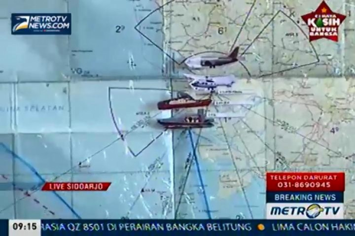 Pencarian Pesawat AirAsia QZ8501 Diperluas