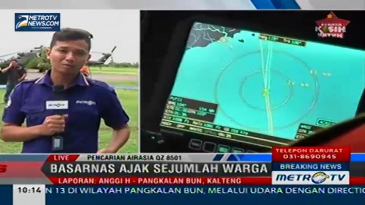 Basarnas Ajak Saksi Mencari AirAsia QZ8501 