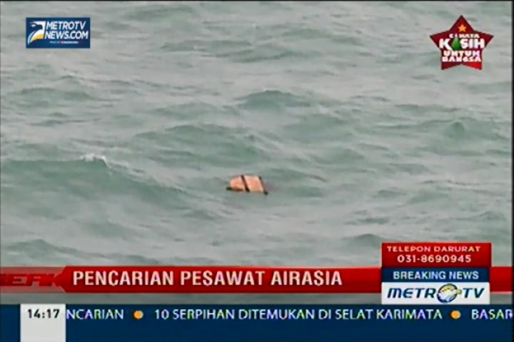 Inilah Serpihan-serpihan Diduga Milik QZ8501 