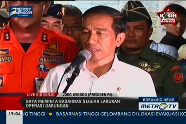 Presiden Jokowi Apresiasi Kinerja Tim Penyelamat dan Nelayan