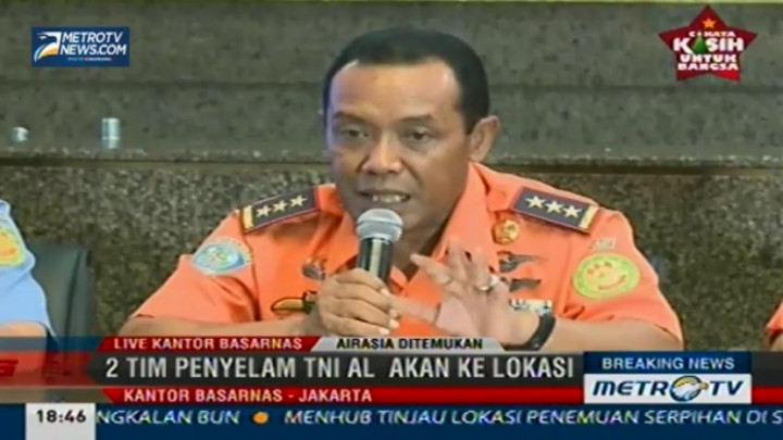 Basarnas Minta Tambahan 2 Tim Penyelam