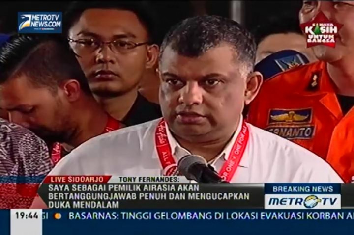 CEO AirAsia: Saya tidak akan Lari dari Tanggung Jawab
