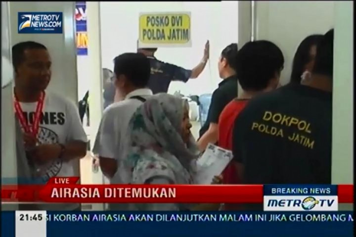 Keluarga Penumpang QZ8501 Padati Pos DVI