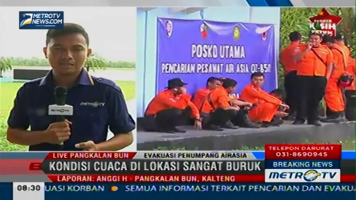 Cuaca Hambat Pencarian AirAsia QZ8501 Hari Ini   