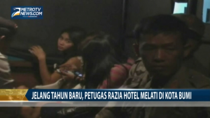 Jelang Tahun Baru, Petugas Razia Hotel Melati di Kota Bumi