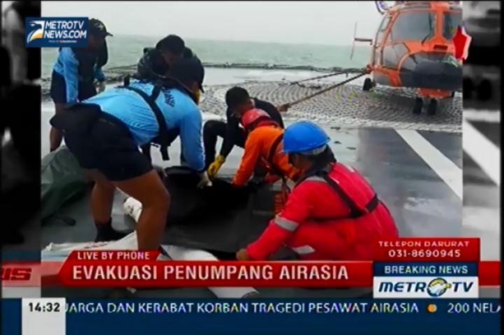 Evakuasi QZ8501, Sudah 28 Benda yang Ditemukan di Laut
