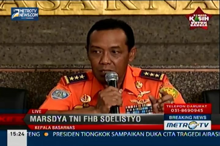 Kepala Basarnas: Kapal Jepang dan AS Siap Bantu Evakuasi