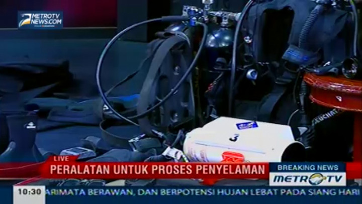 Berikut Peralatan Tim Penyelam dalam Proses Evakuasi  