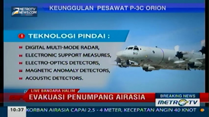 Bantu Cari QZ8501, Ini Keunggulan Pesawat P-3C Orion Korsel
